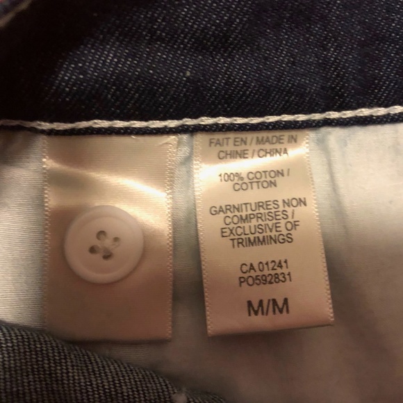 Retro flared high waist jeans shorts 100% cotton EUC - Picture 4 of 4